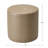 18" Wide Faux Leather Round Upholstered Ottoman-1900555073