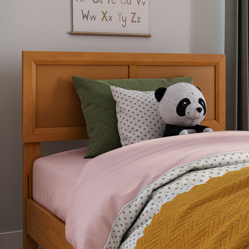 Avaleen Wood Headboard, Twin, Light Toffee