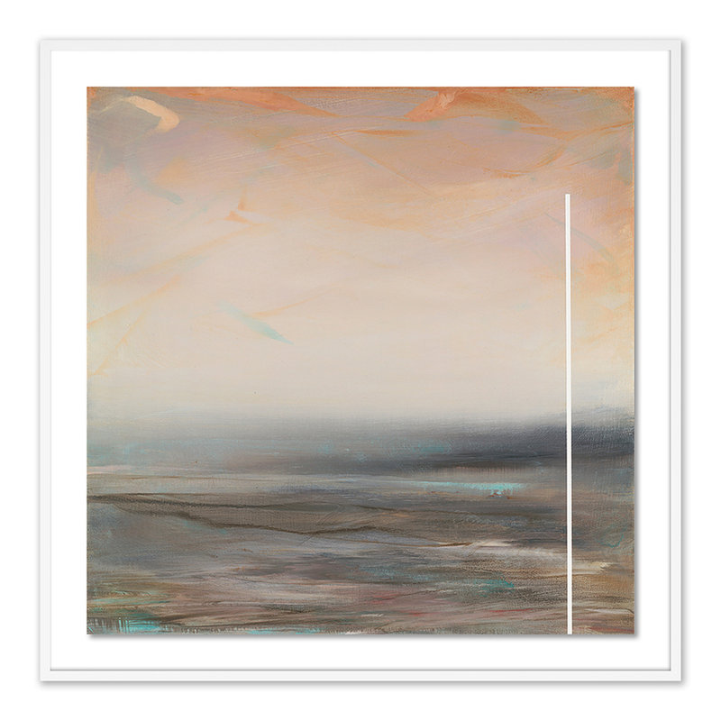 You Speak of Love Framed Print, 48" H x 48" W x 2.5" D, White