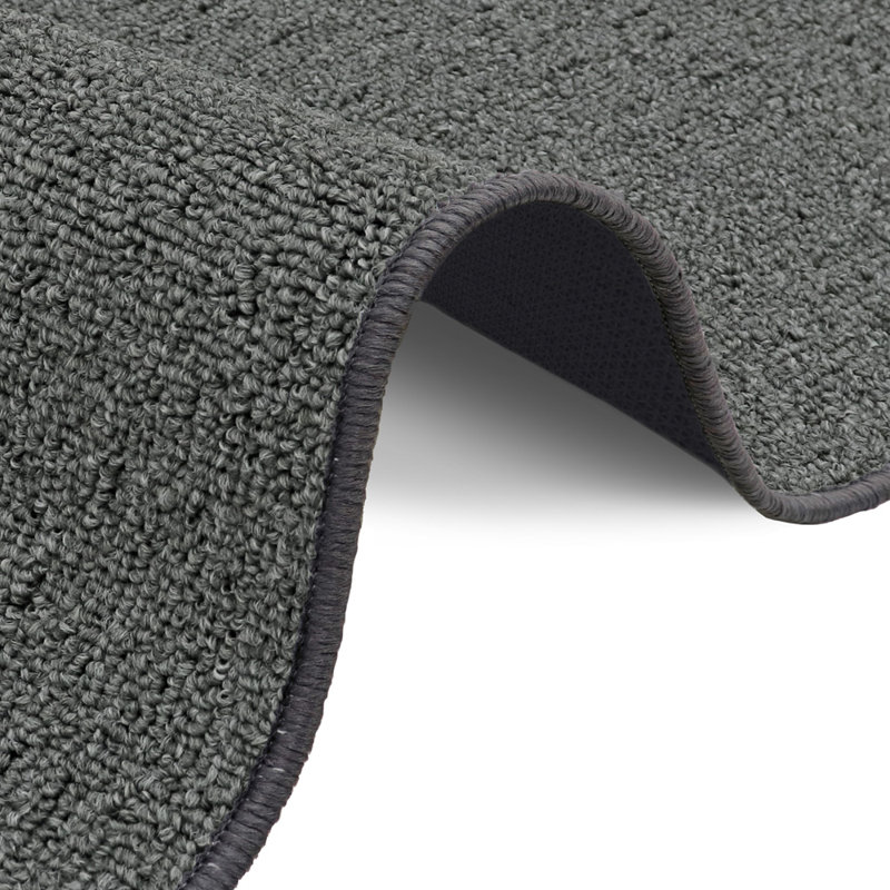 Non-Slip Indoor Doormat, Rectangle W40 x L60 cm, Grey