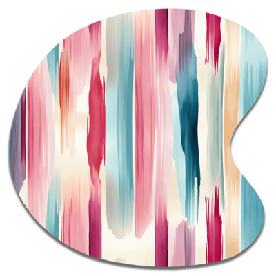 Rex - Stripped Irregular Metal Wall Art