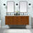 60'' Double Bathroom Vanity with Engineered Marble Top-1434551448
