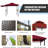 11Ft. W x 5 Ft. D Soft Top Grill Gazebo with a Side Collapsible Awning-96225500