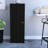 Belleria Single Door Pantry Storage Cabinet With Four Interior Shelves-1753396025