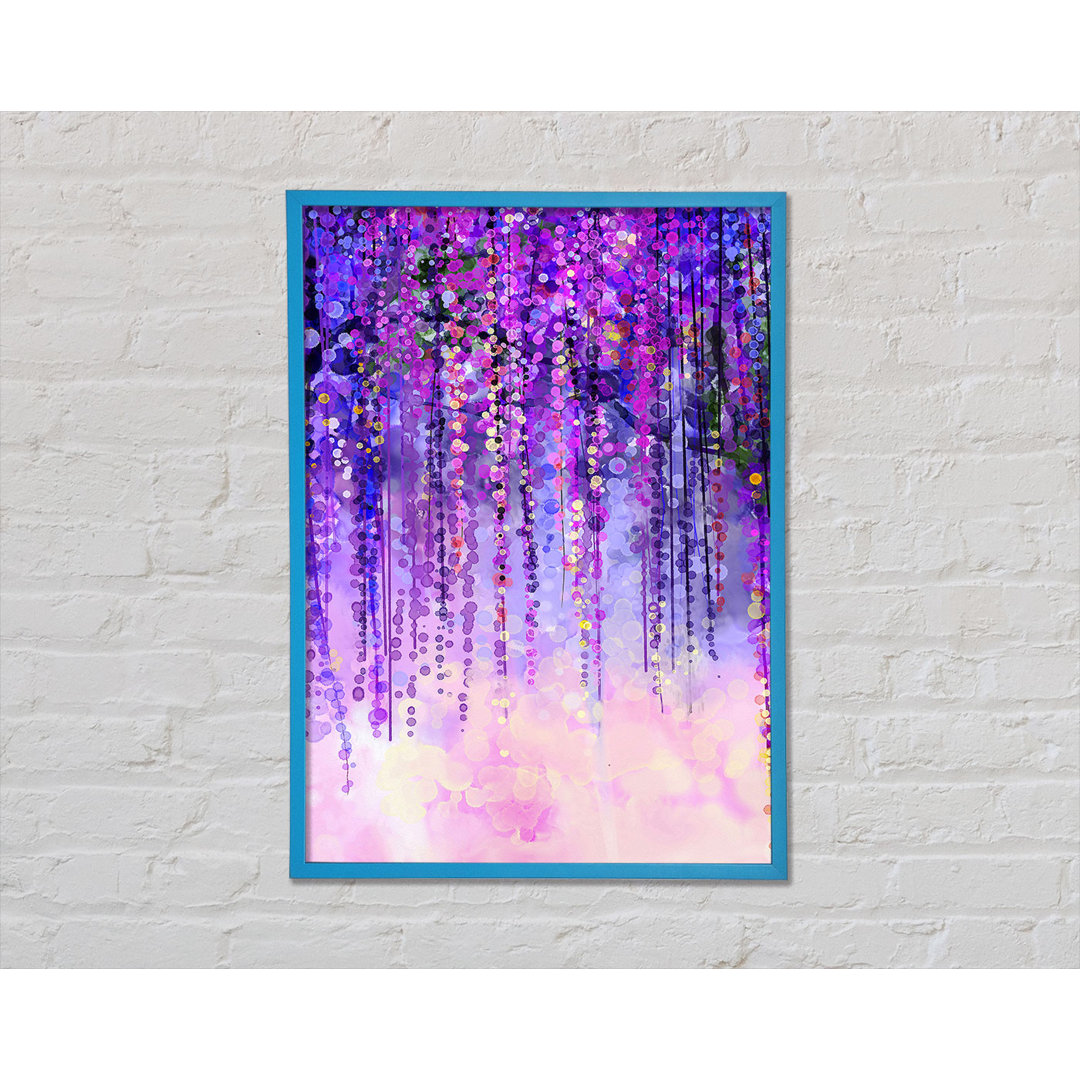 Gerahmtes Leinwandbild Vibrant Willow Tree