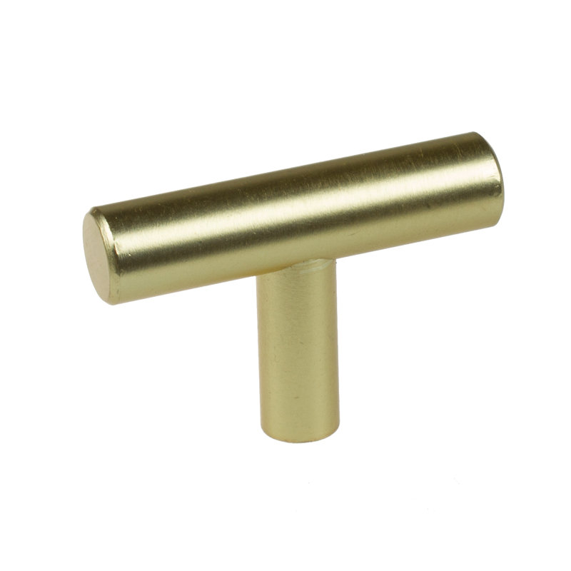 Roman 2" Length Bar Knob, Satin Gold