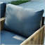 Ensemble de canapé d'extérieur en osier brun à 2 places avec coussin gris et table-735938955