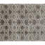 Tapis ivoire et noir noué à la main de haute qualité