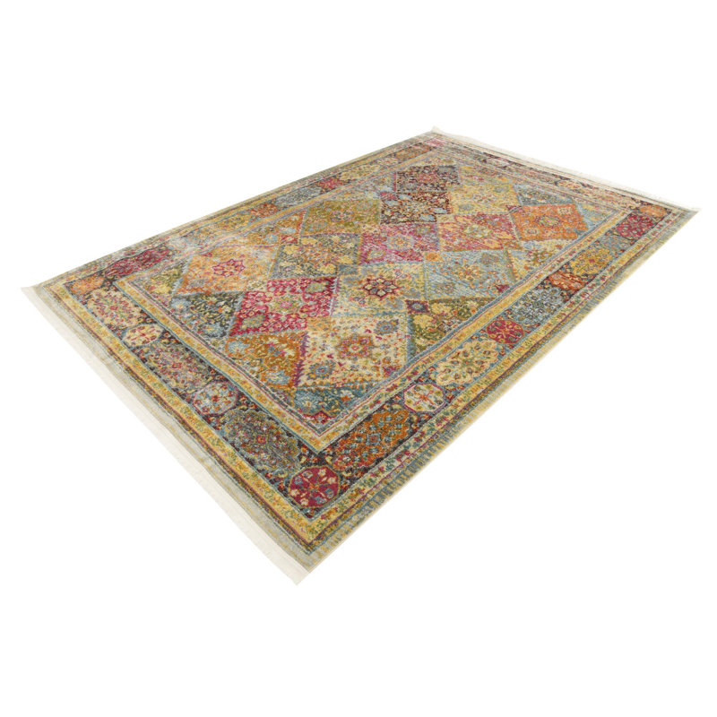 Abstract Indoor Rug, Rectangle 6' x 9'