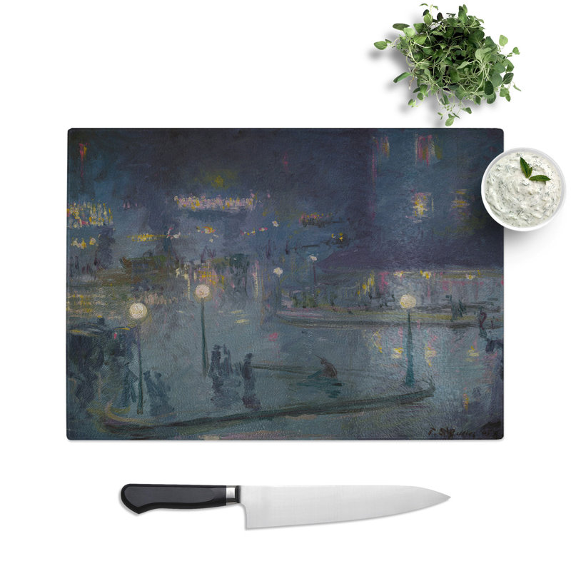 Rome at Night by Theodore Earl Butler Chopping Board, 0.4cm H x 20cm W x 28.5cm L