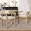 42.5cm H Linen Upholstered Upholstered Back Armchair-794989206-794989207