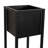 Auberge Rectangle Black Metal Indoor/Outdoor Elevated Planter Box Set of 2 - Brown - 27"-802213874-802213887