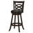 Blevice Wood Swivel Bar Stool Cappuccino-81643034