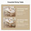 160CM Oval White Dining Table for 4-6 People (Table Only)