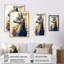 «Cute Llama Floral Art II», peinture sur toile-115605362-115605365