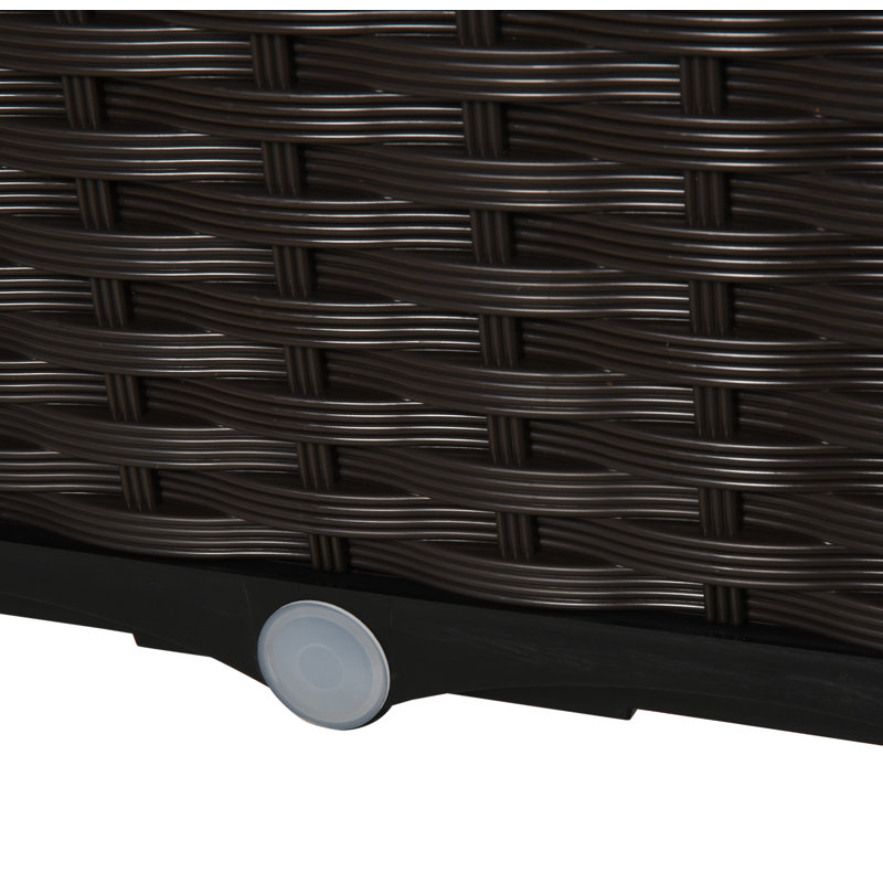 Brown Polypropylene Outdoor Raised Garden Bed with Legs