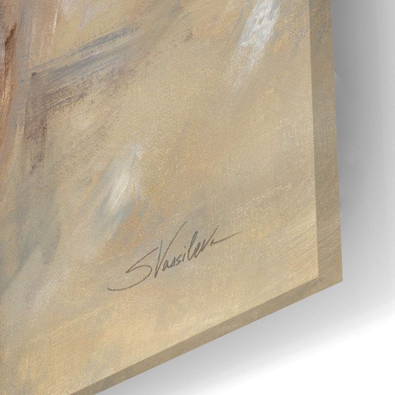  «Grasses and Basquets Dark» par Silvia Vassileva, art mural en verre acrylique, 24 po x 16 po