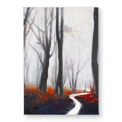 Mysterious Forest with Stream Door Mat - Indoor Outdoor Decor