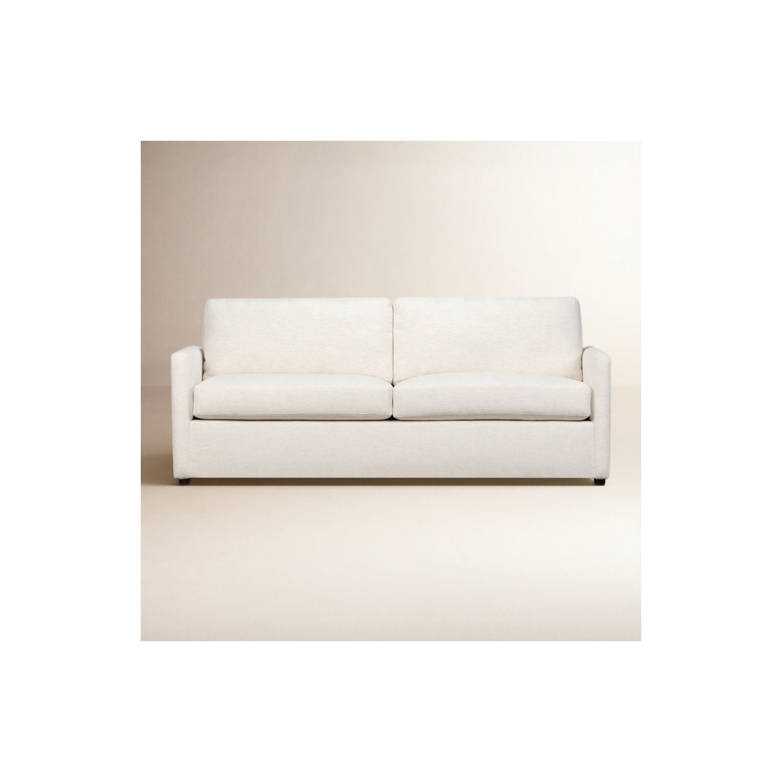 Damari 84" Upholstered Queen Sleeper Sofa, Nomad Snow Crypton® Chenille