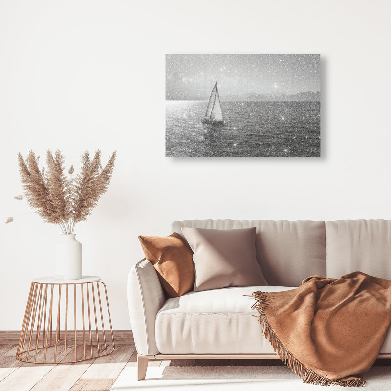 Edge Of Silence Print by Oliver Gal, 10"H x 15"W, Gallery Wrapped