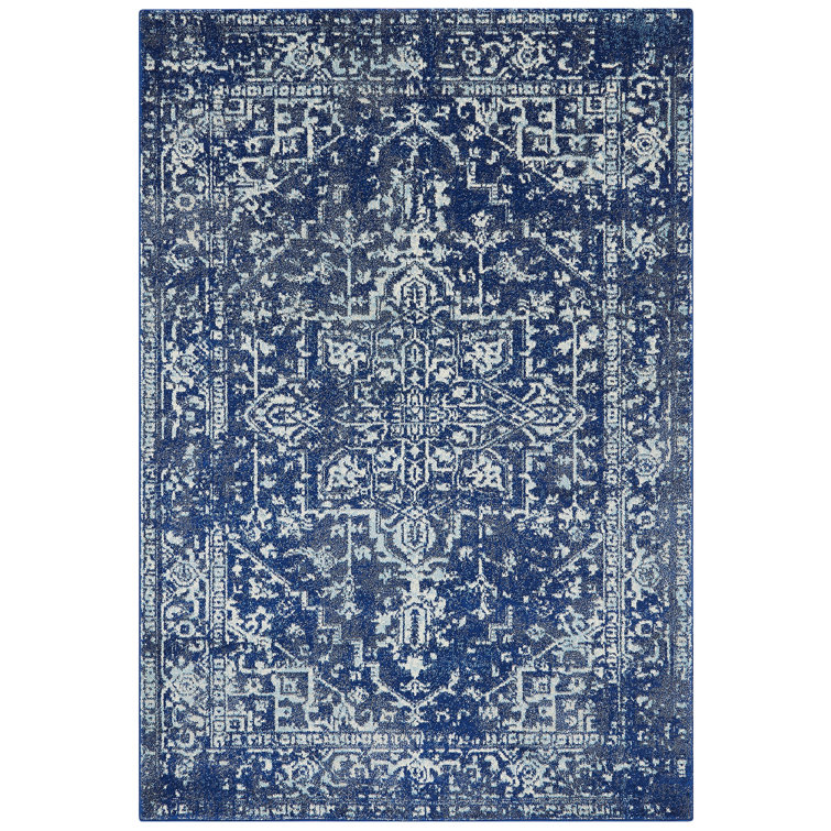 Aamina Tufted Antique Navy/Cream Rug