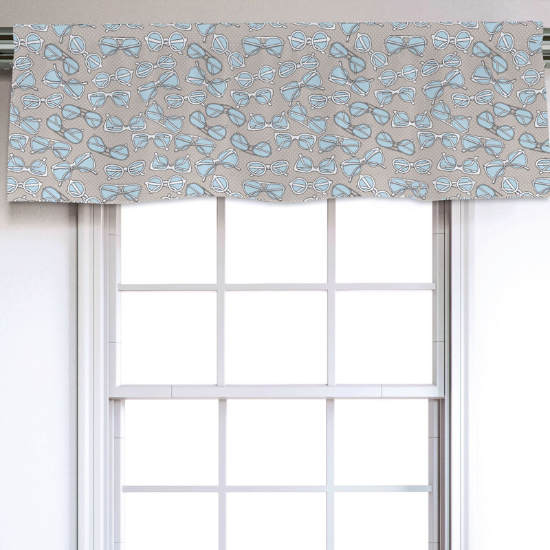 Sateen Ruffled Window Valance
