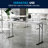 Parker Rectangular Plastic Folding Training and Event Table