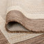 Tapis brun / crème Devon-923710505