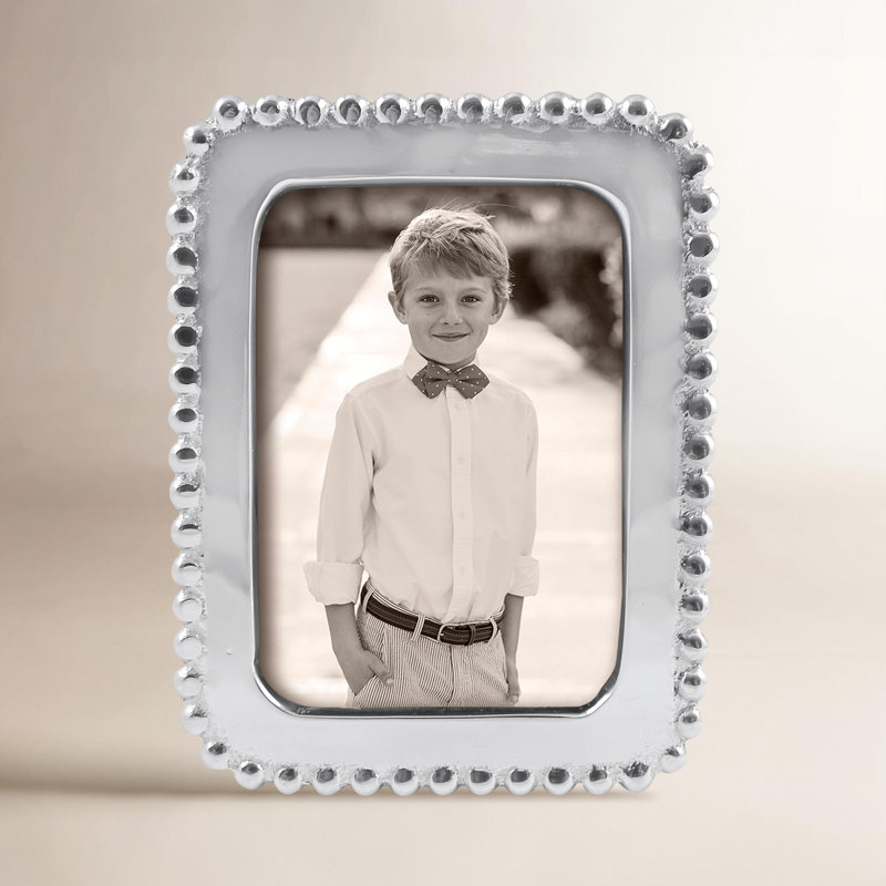 Beaded Metal Picture Frame