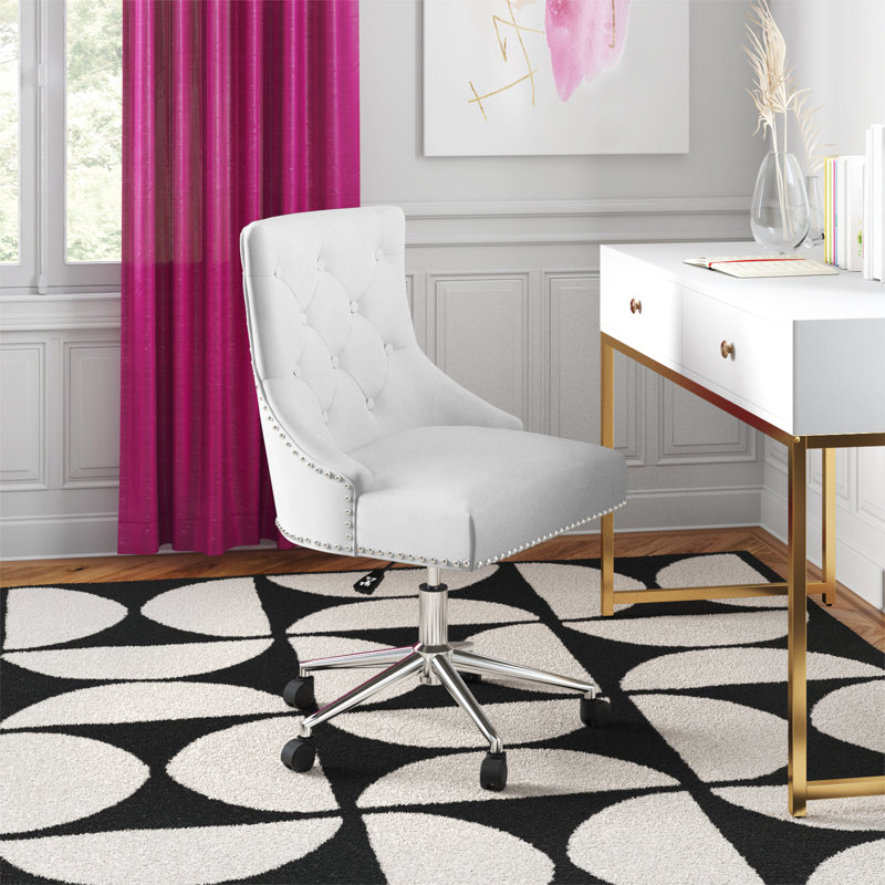 Chaise de bureau Regent, Blanc