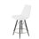 Shinkle Upholstered Counter Stool with Metal Frame