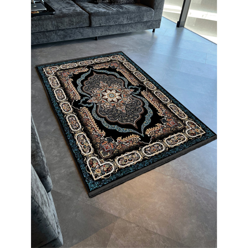 Tapis rectangulaire Baxlee, Tapis de couloir 2 pi 8 po x 6 pi 7 po