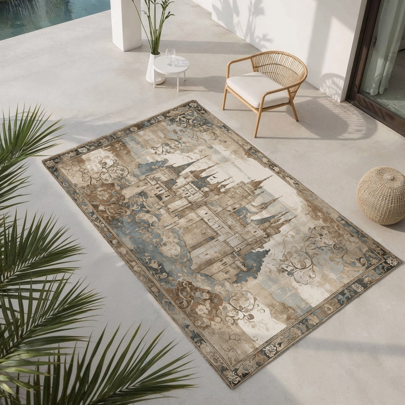 Tapis intérieur et extérieur FABLE Spires, Rectangulaire 8 pi x 10 pi