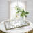 Decozen Rectangular Mirrored Tray with Rose Gold Wire Frame – Elegant Christmas Gift for Home Decor