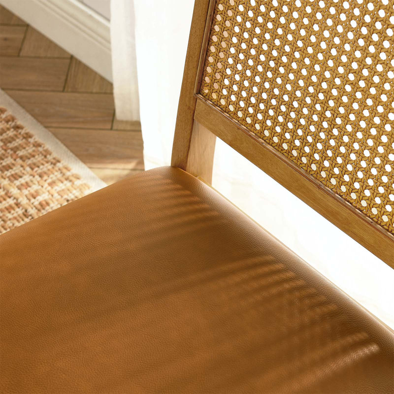 Chaise d'appoint Modway, Brun clair, Naturel