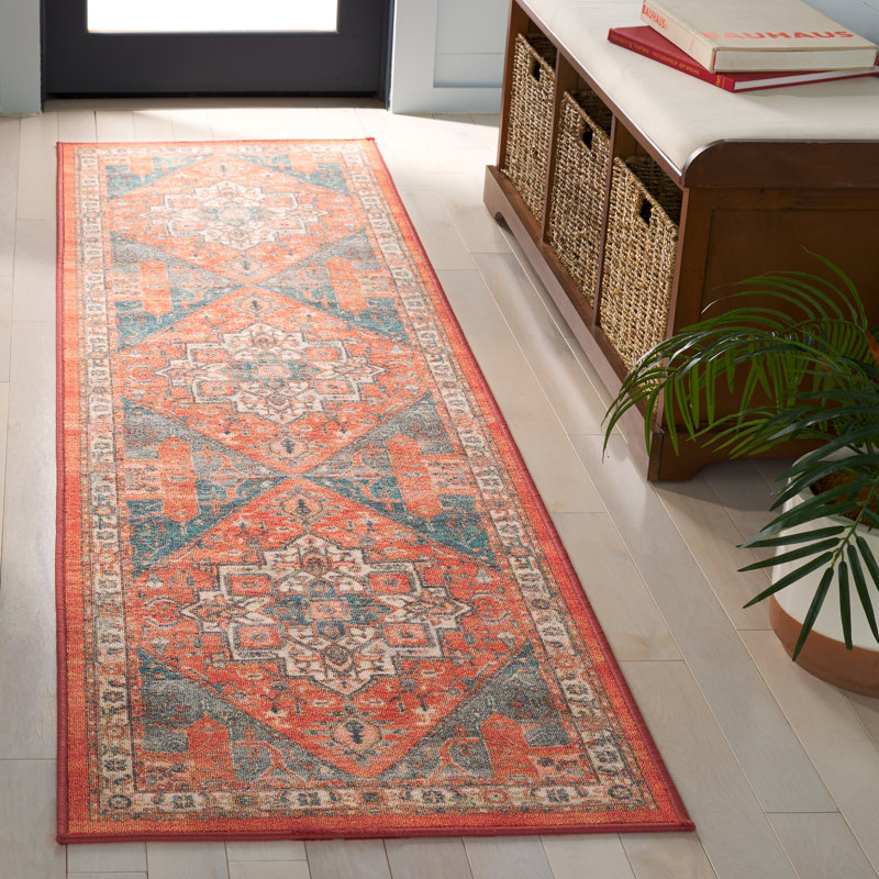 Karesa Performance Machine Washable Southwestern Rug, Runner 2'2" x 8'