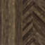 Armoire à vin en chêne rustique, 2 portes, façade à chevrons classique, support intégré, porte-verres à pied et pieds en bronze pour les repas à 2 portes Style, design, rangement, décorations