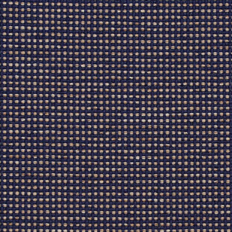 Tissu géométrique en tweed, Bleu 9
