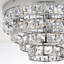Octavia Glass Flush Mount