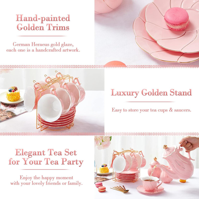 Service à café en porcelaine européenne