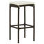 Tabouret de bar 29,9 po avec coussin Mayline