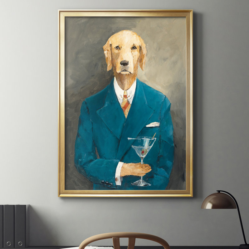 John Steinbark - reproduction d'art sur toile, Doré, H 30,5 po x l 42,5 po x P 1,5 po