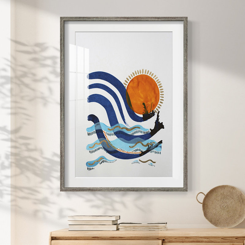 What a Way to Spend the Day - Impression encadrée, Vieilli, H 25,5 po x l 17,5 po