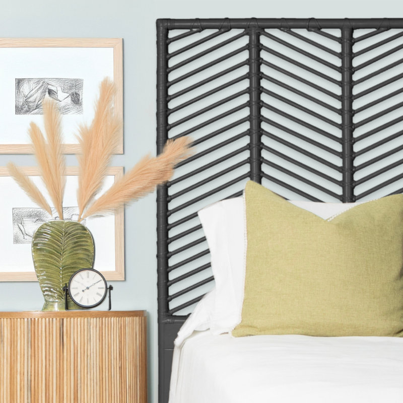 Liam Headboard, Twin, Black