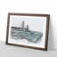 Mackinac Bridge in Michigan - Picture Frame Graphic Art Print-56734890-56734892