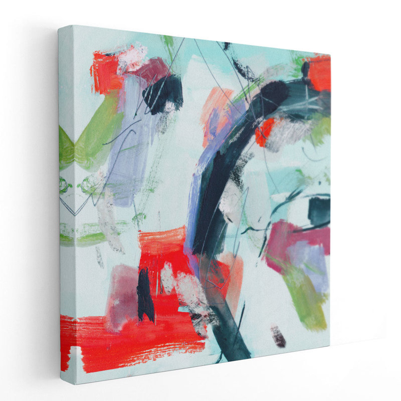 «Hot Summer Sky II», reproduction d'art sur toile, H 12 po x l 12 po