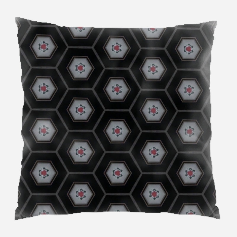 Coussin mandala, Intérieur