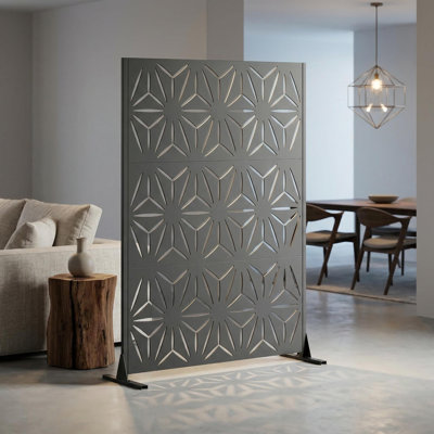 Surise 6 ft. H x 4 ft W Metal Privacy Screen