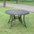 Lumet Round Outdoor Dining Table With Umbrella Hole , 48'' in. W 48'' in. D