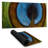 Peacock feather center - 15.75"x31.50" Desk mat